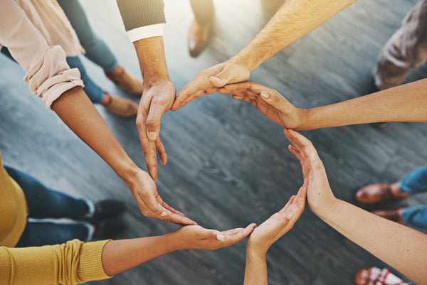 hands creating a circle